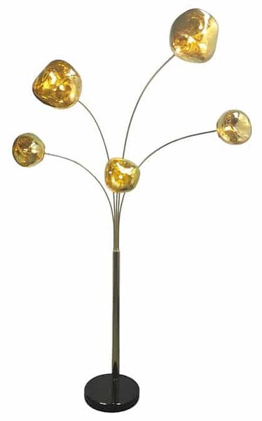 Designová stojanová lampa Hanzila 200 cm zlatá