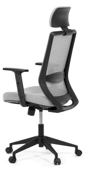 Ergonomická kancelářská židle AURELIE - šedá síťovina