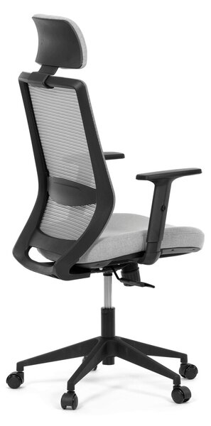 Ergonomická kancelářská židle AURELIE - šedá síťovina