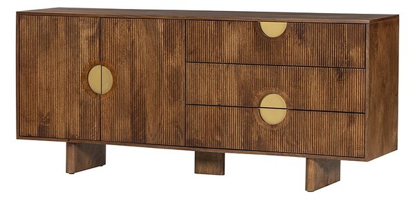 Designová komoda Opaline 177 cm hnědé mango