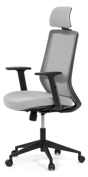 Ergonomická kancelářská židle AURELIE - šedá síťovina