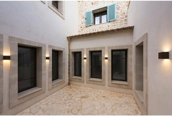 BIG WHITE SLV SITRA CUBE, venkovní nástěnné svítidlo, TCR-TSE, IP44, rezavé, max. 18 W 232537