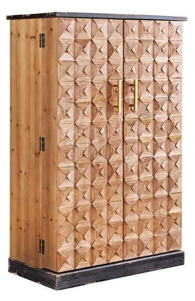 Designová barová skříňka Winebar 122 cm borovice