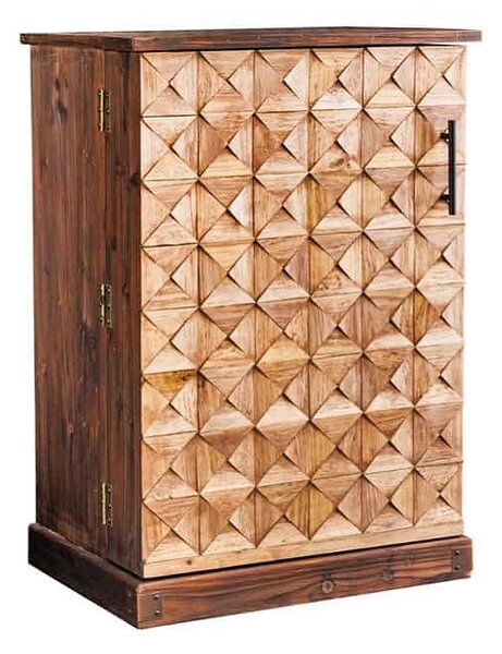 Designová barová skříňka Winebar 90 cm borovice