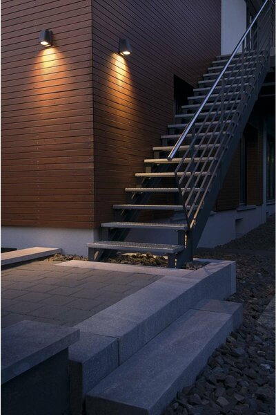 BIG WHITE SLV WALLYX, venkovní nástěnné svítidlo, QPAR51, IP44, antracit, max. 50 W 227195