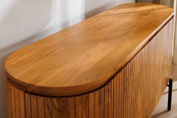Designová komoda Daichi 160 cm hnědé mango