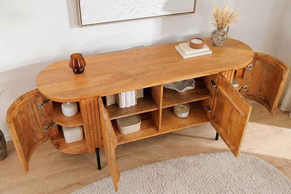 Designová komoda Daichi 160 cm hnědé mango