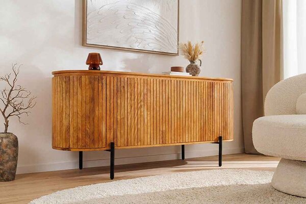 Designová komoda Daichi 160 cm hnědé mango