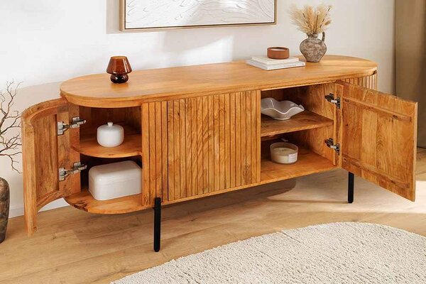 Designová komoda Daichi 160 cm hnědé mango