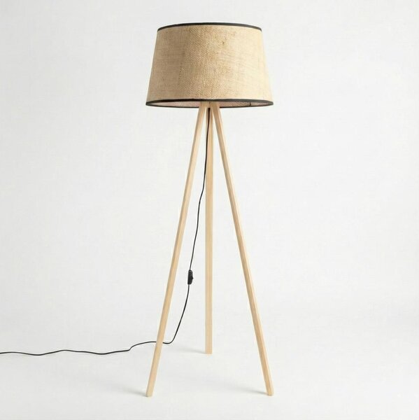 BRILAGI - LED Stojací lampa CERIA 1xE27/60W/230V pr. 50 cm béžová