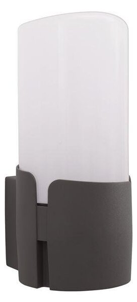 NV 9209211 Venkovní nástěnné svítidlo PYRO tmavě šedý hliník bílý akryl E27 1x12W 220-240V IP54 bez žárovky - NOVA LUCE