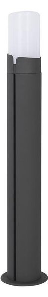 NV 9209212 Venkovní sloupkové svítidlo PYRO tmavě šedý hliník bílý akryl E27 1x12W 220-240V IP54 bez žárovky - NOVA LUCE