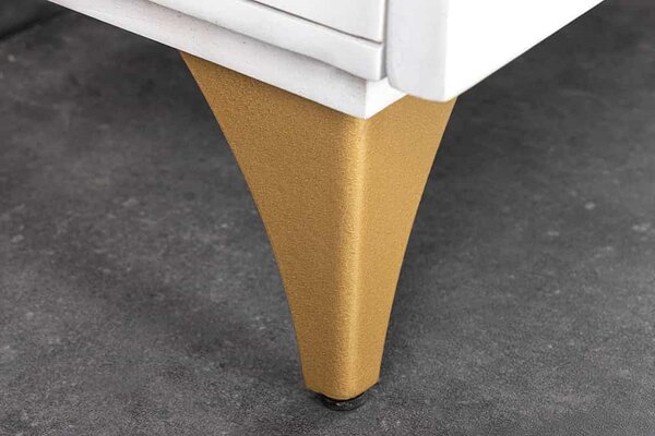 Designová komoda Venetia 140 cm bílé mango