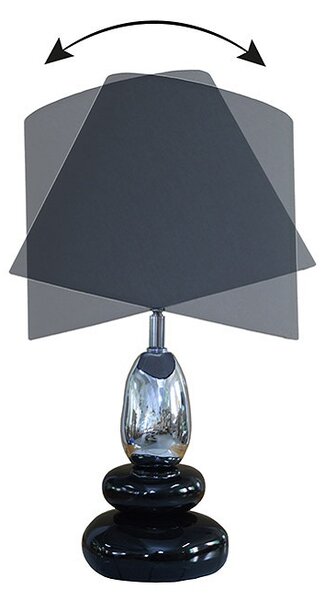 Designová stolní lampa Kaloosh 45 cm černá