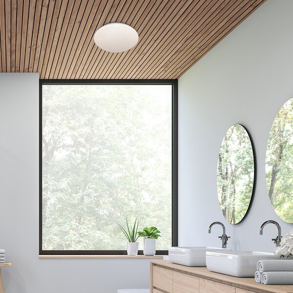 Rabalux 71134 Lucas LED Stropní svítidlo s pohybovým čidlem | Přírodní bílá | 24W | Bílá - r-71134