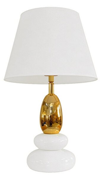 Designová stolní lampa Kaloosh 45 cm bílá