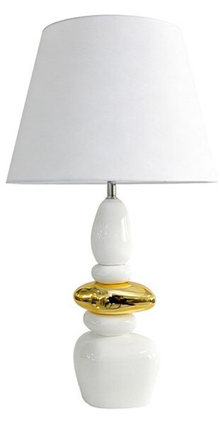 Designová stolní lampa Kaloosh 68 cm bílá