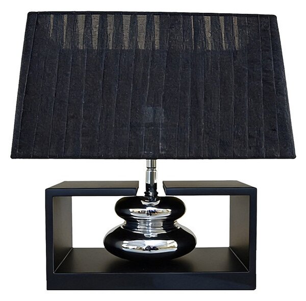 Designová stolní lampa Kamaria 35 cm černá