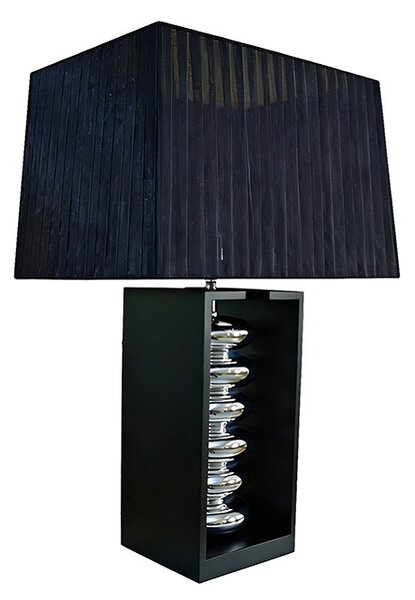 Designová stolní lampa Kamaria 55 cm černá