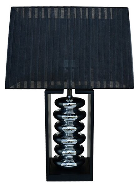 Designová stolní lampa Kamaria 55 cm černá