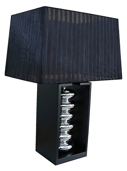 Designová stolní lampa Kamaria 55 cm černá