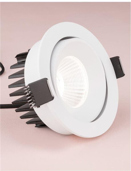 NV 9232117 Zapuštěné svítidlo BLADE bílý hliník LED 12W 3000K 38st. IP65 výklopné - NOVA LUCE