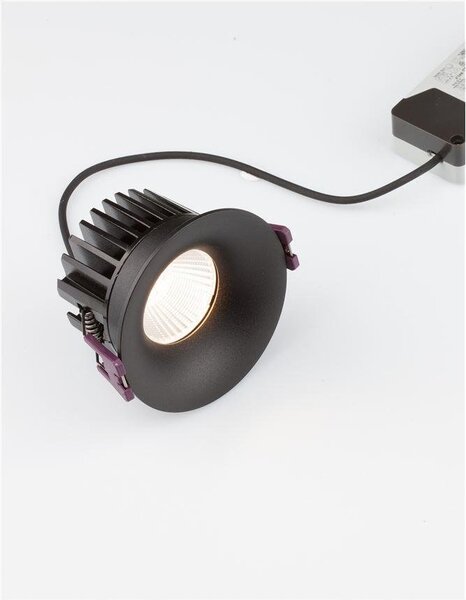 NV 9232120 Zapuštěné svítidlo BLADE černý hliník LED 12W 3000K 38st. IP65 - NOVA LUCE
