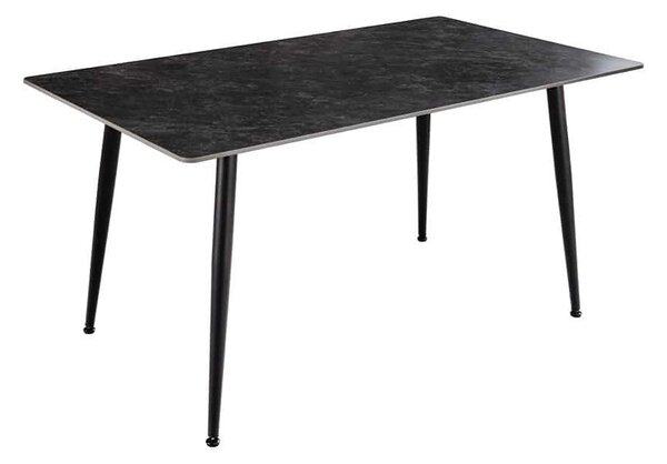 Keramický jídelní stůl Garold 120 cm antracitový