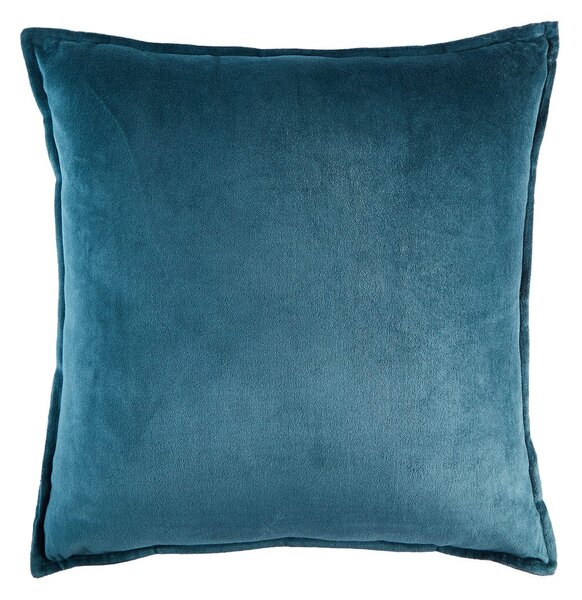 COTTON VELVET Polštář 45 x 45 cm - modrá