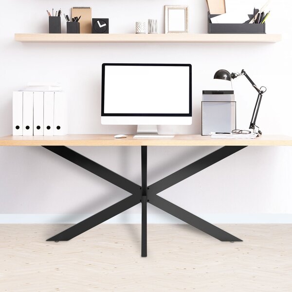 Stolové nohy 318111 Biloxi L 318111 - 150x78x71 cm, kov, černá