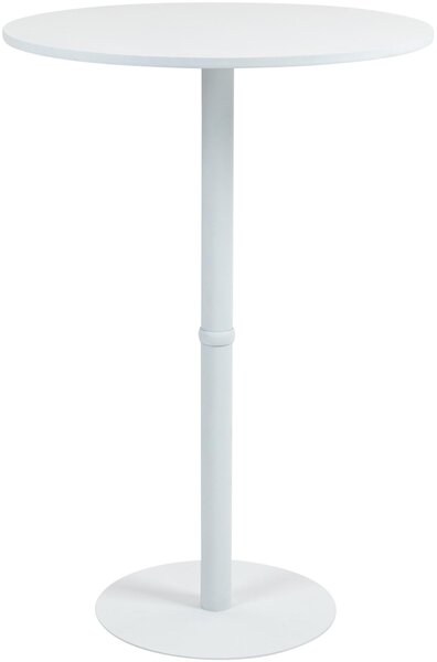 Barový stůl Hereford 75 cm - bílá/bílá