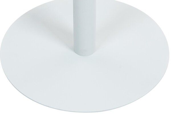Barový stůl Hereford 75 cm - bílá/bílá