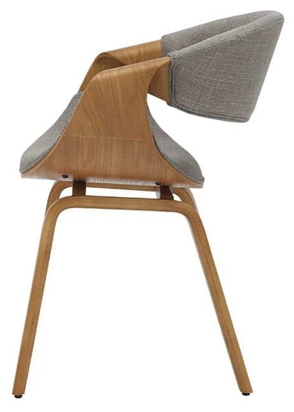 Designová jídelní židle Taariq šedá