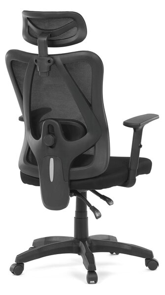 Ergonomická kancelářská židle ORVIN - černá síťovina