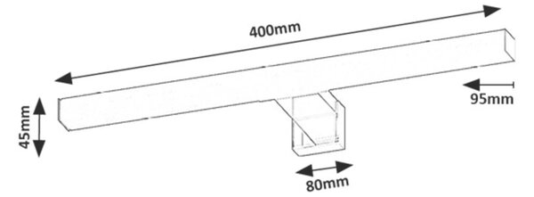 Rabalux OLIRO LED koupelnové svítidlo 75051
