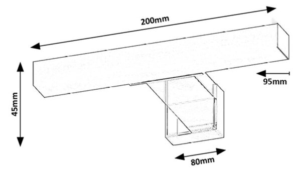 Rabalux OLIRO LED koupelnové svítidlo 75047