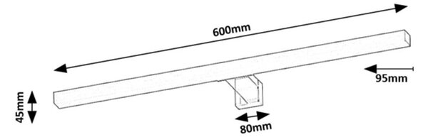Rabalux OLIRO LED koupelnové svítidlo 75052