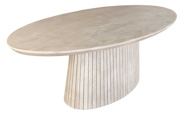 Oválný jídelní stůl Movement 220 cm šedé mango