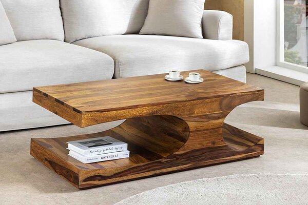 Designový konferenční stolek Island 105 cm Sheesham