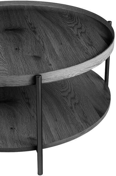 Konferenční stolek Corbitan 80 cm - šedá