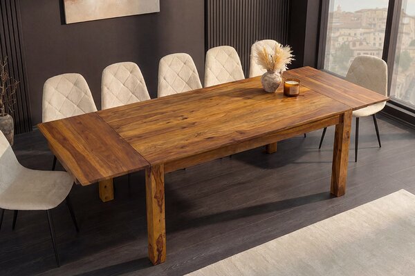 Rozkládací jídelní stůl z masivu Timber 160-240cm