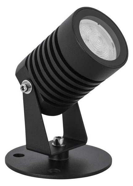 NV 9271431 Venkovní nástěnné svítidlo FEND černý hliník a sklo LED 5W 3000K 100-240V 21st. IP65 - NOVA LUCE