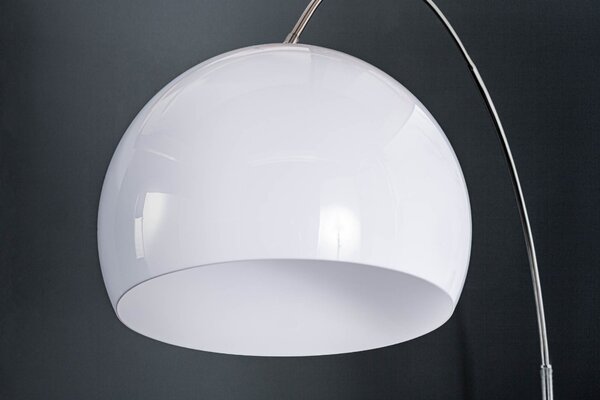 Designová stojanová lampa Arch bílá