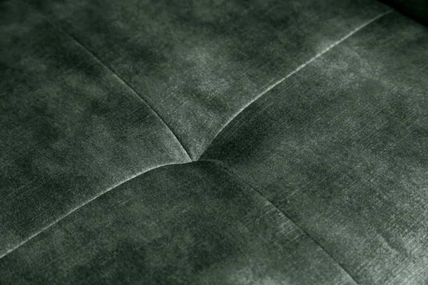 Designová židle Natasha tmavě zelený samet