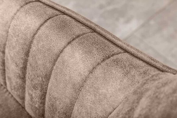 Designové křeslo Esmeralda šedobéžové-taupe