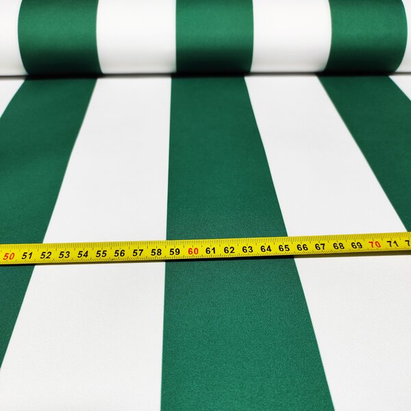 Voděodolná látka Premium, 190 g/m², šíře 160 cm, proužky zelené