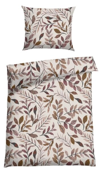 Florella Flanelové povlečení Kiery Beige Rozměr: 70x90 + 140x200 cm