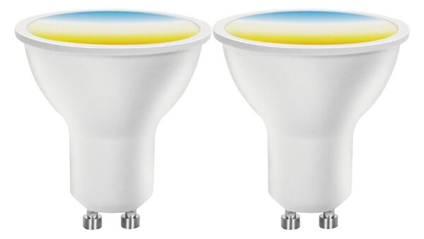 SADA 2x LED Stmív. žárovka MESH Smart GU10/6,5W/230V 2700-6500K + DO - Aigostar