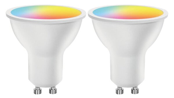 SADA 2x LED RGBW Stmív. žárovka MESH Smart GU10/6,5W/230V 2700-6500K - Aigostar