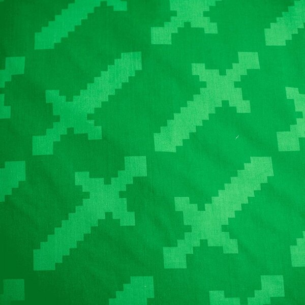 Povlečení bavlna Minecraft Survival Mode 140x200, 70x90 cm